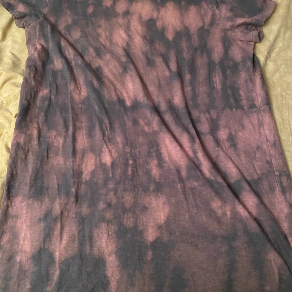Bleached-dyed T-Shirt Dress